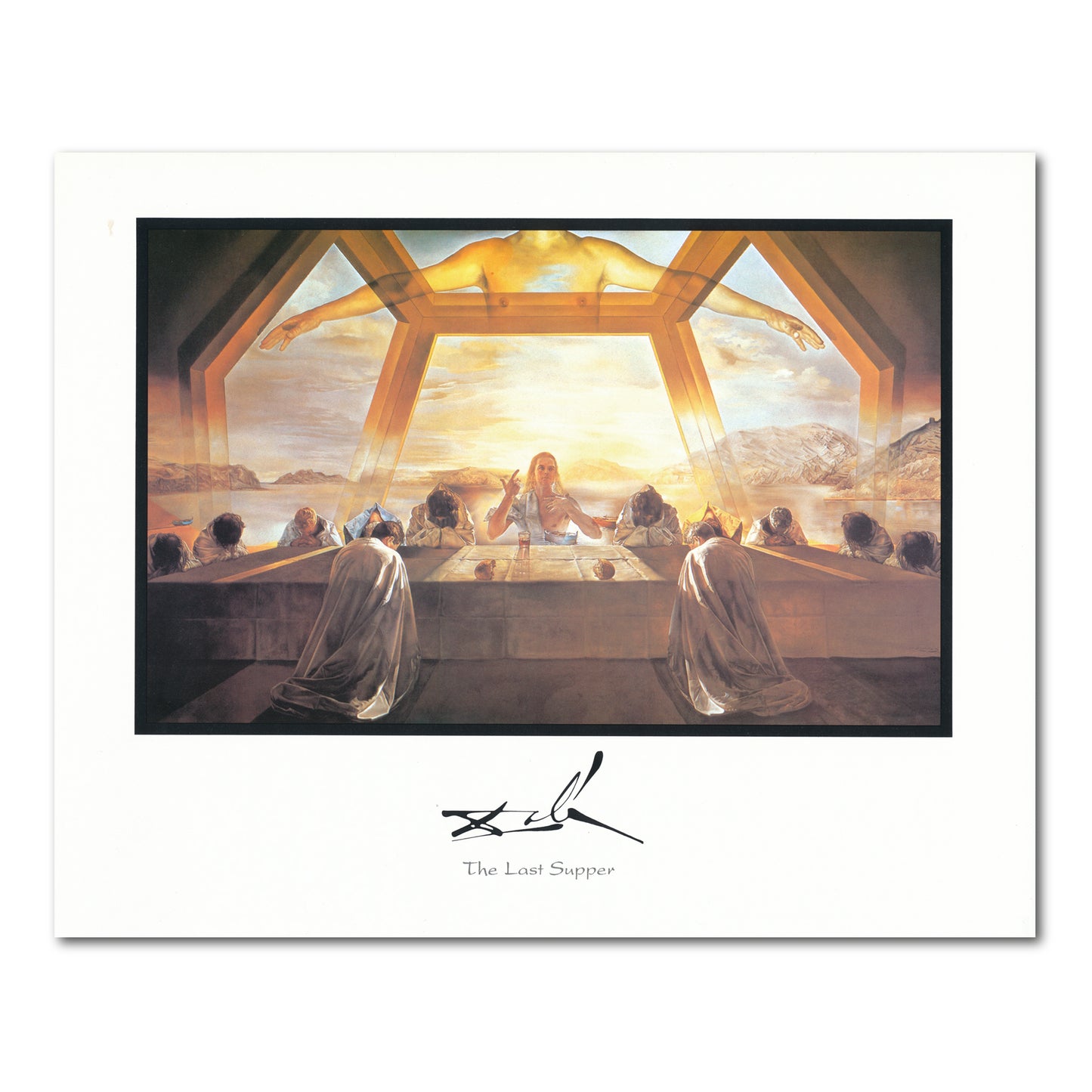 Salvador Dali The Sacrament of The Last Supper Surrealism 16x20 Art Print