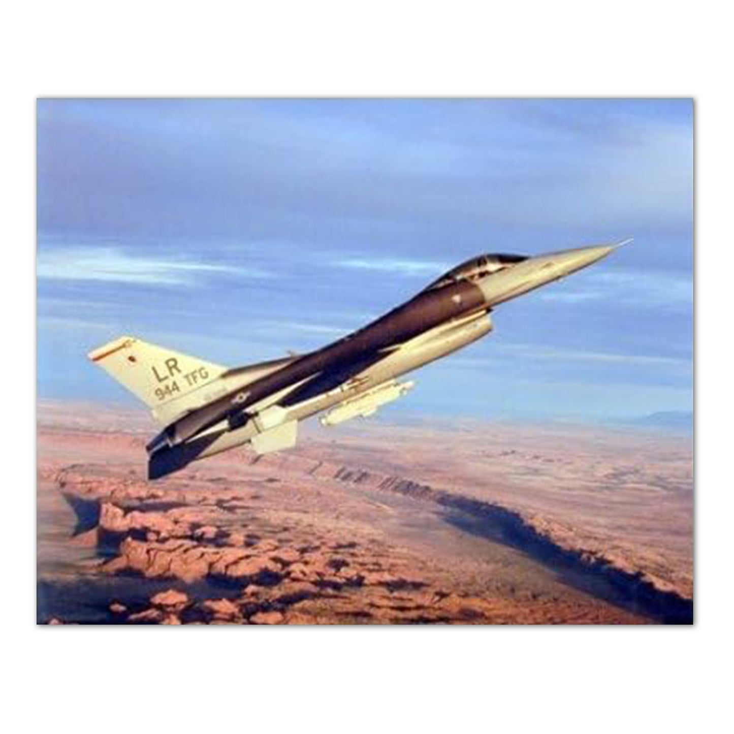 F-16C Falcon Jet Airplane Picture Art Print