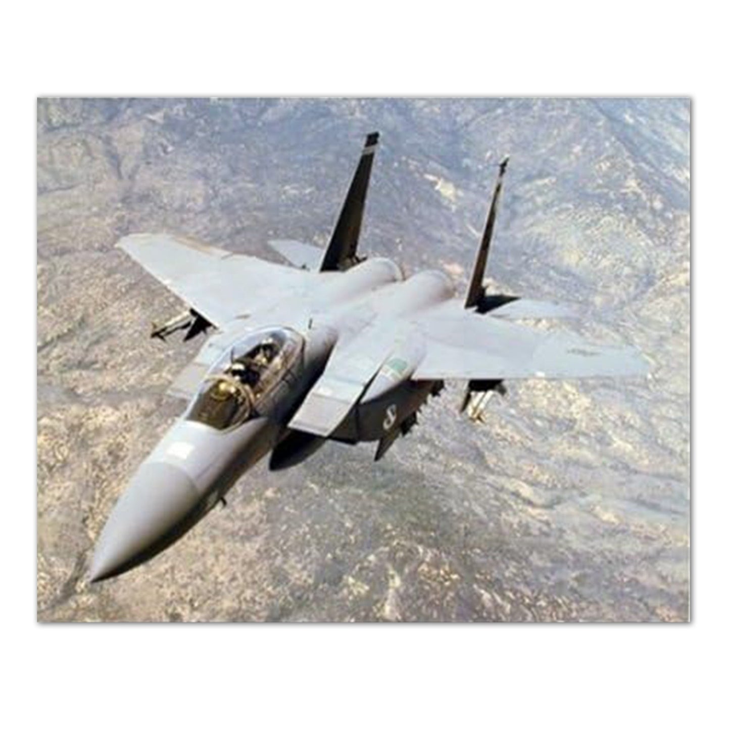 F15E Strike Eagle Jet Airplane Wall Picture 16x20 Art Print