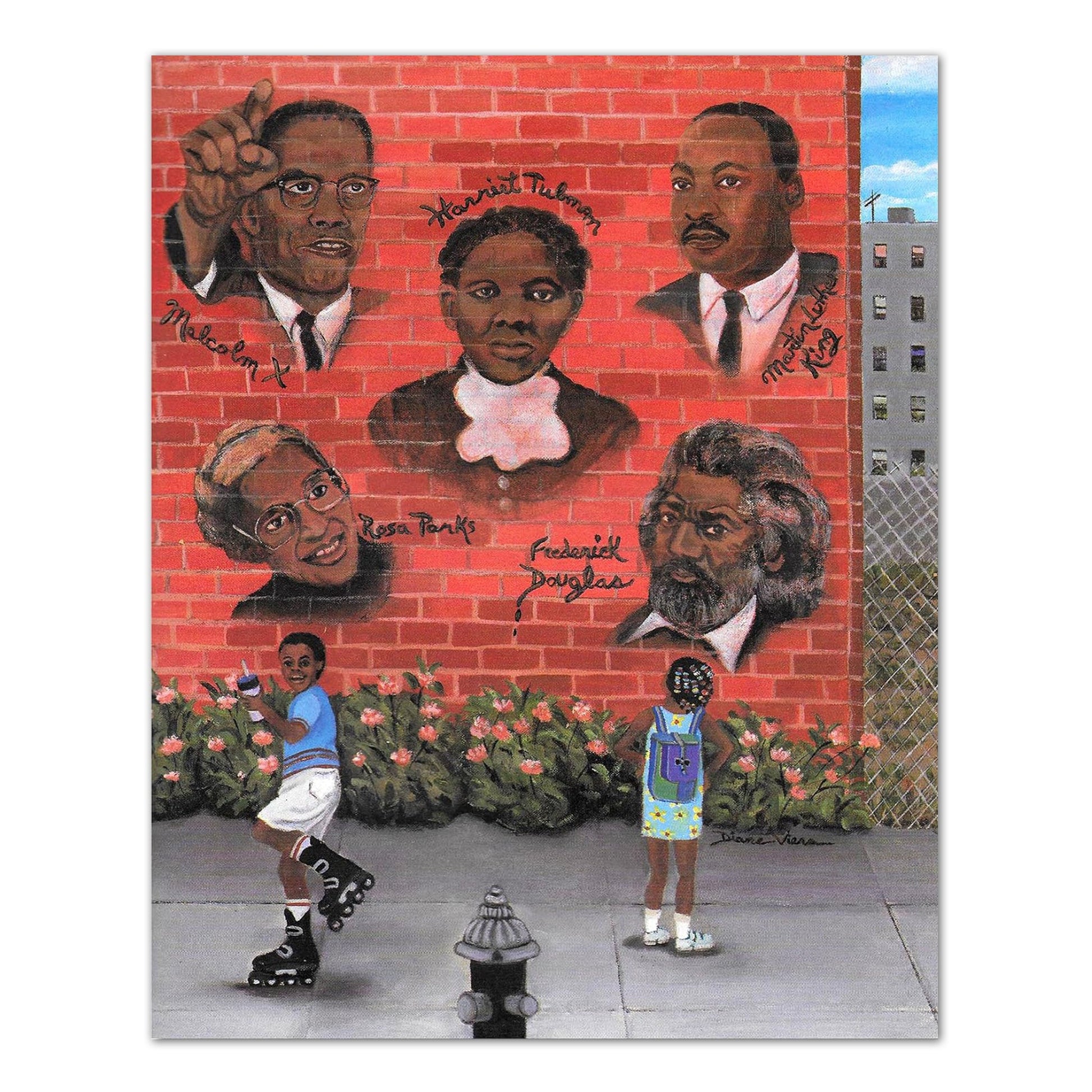 African American Black Historical Civil Rights Leaders Wall Picture 8x10 Art Print