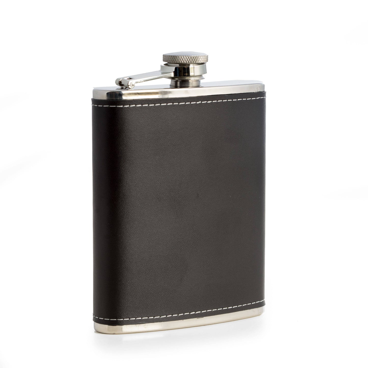 Black Leather Flask