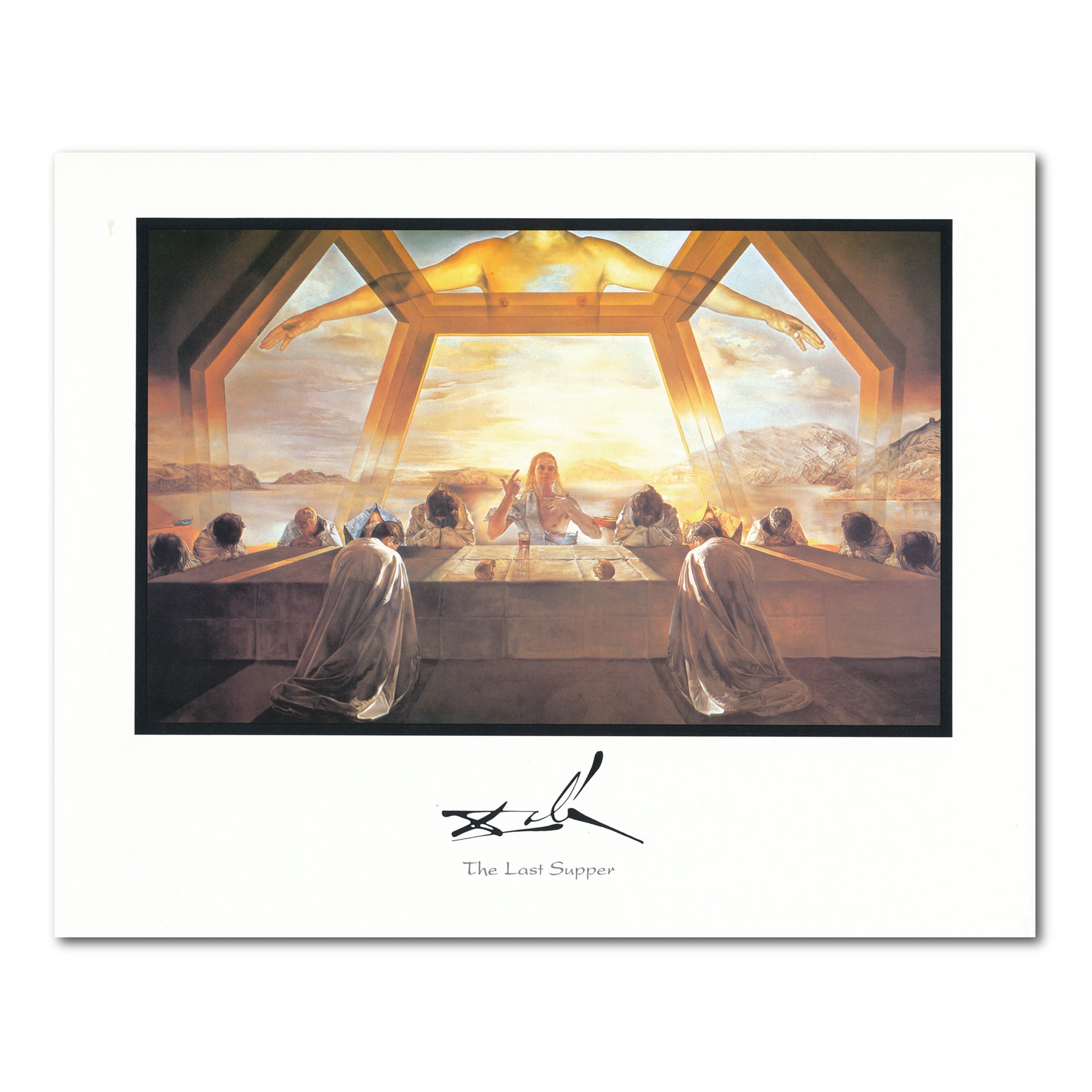 Salvador Dali The Sacrament of The Last Supper Surrealism 16x20 Art Print