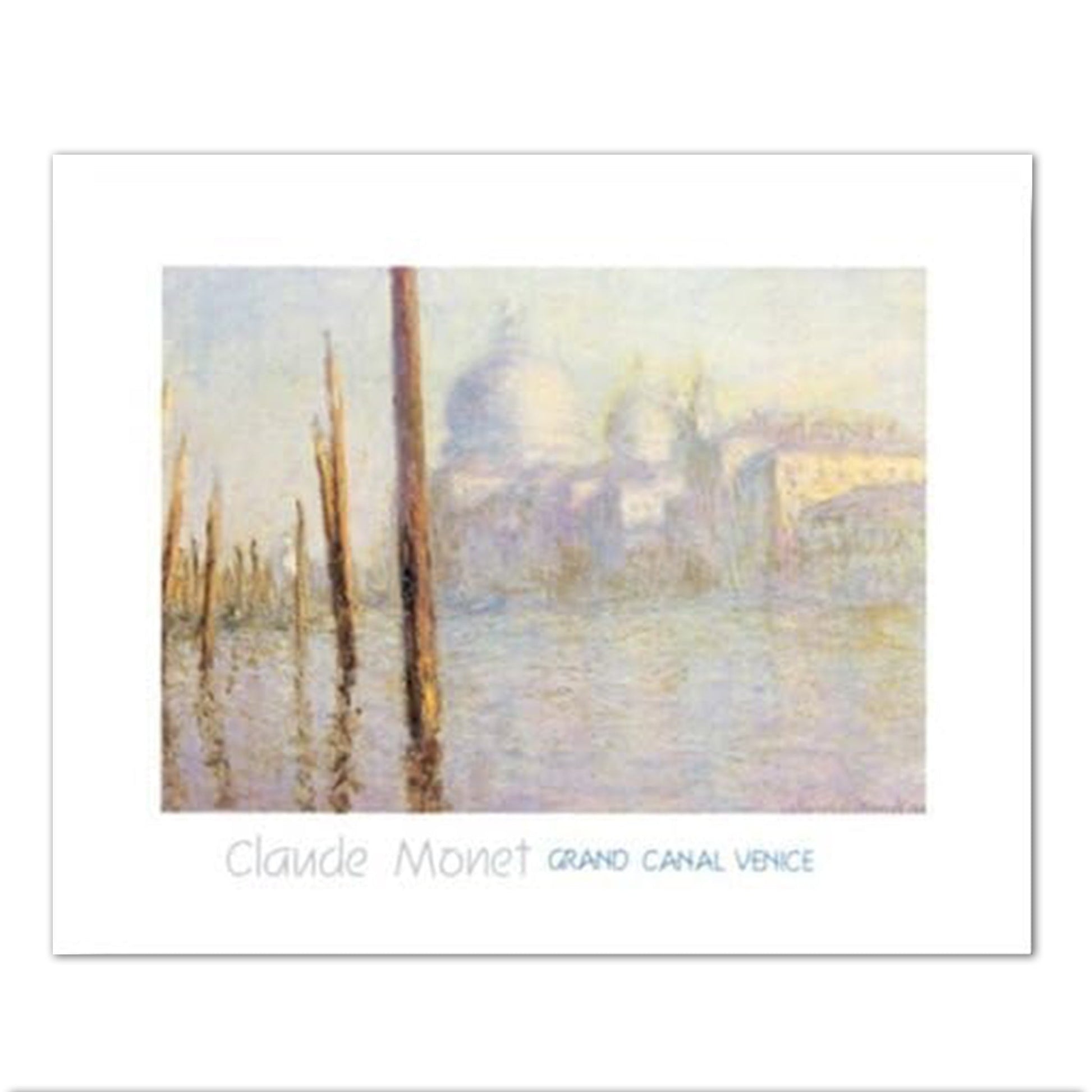 Claude Monet Venice Tuscan Lake Canal Landscape Wall Picture 16x20 Art Print