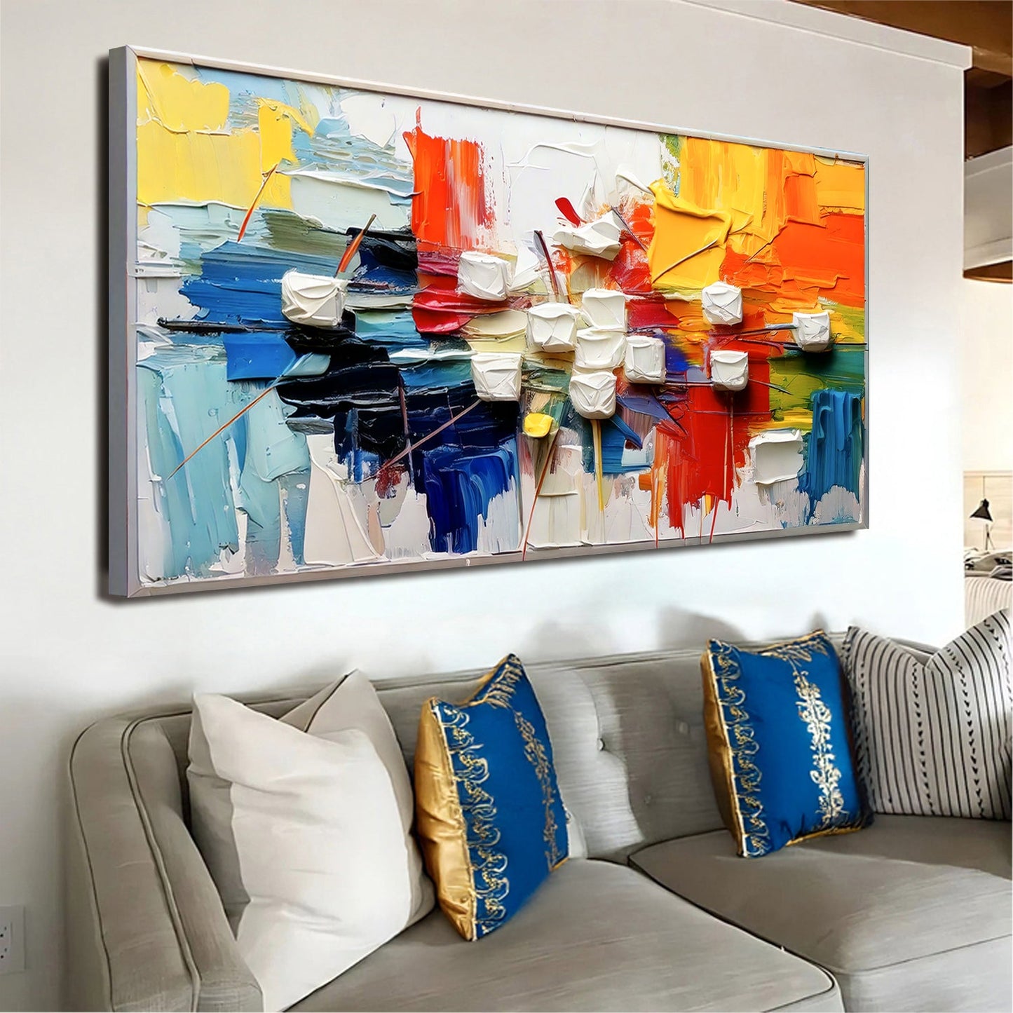 Urban Abstract Wall Art - Personalized Canvas Print | Ready To Hang Modern Decor