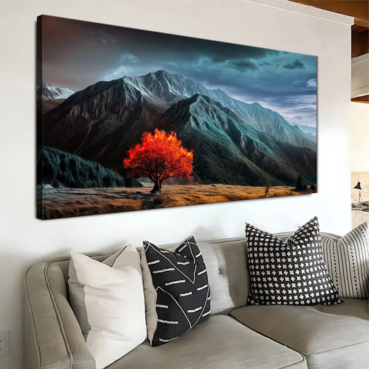 Faith Wall Art - Burning Bush Canvas | Personalized Christian Wall Hanging