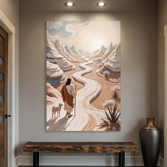 Faith Wall Art - Parable Lost Sheep Canvas | Personalized Christian Wall Decor