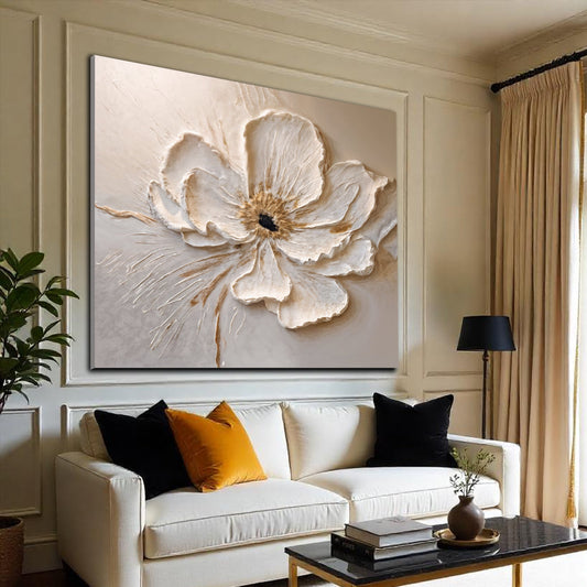 Floral Wall Art - Custom Floral Canvas | Ready to Hang Botanical Wall Decor