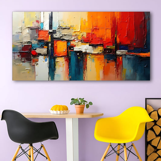 Abstract Wall Art - Colorful Canvas Print | Modern Wall Decor Ready to Hang