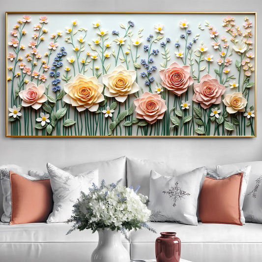 Garden Wall Art - Personalized Floral Canvas Decor | Made in USA Canvas