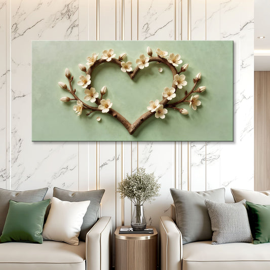 Harmony In Bloom Wall Art - Personalized Floral Canvas Decor | Ready To Hang