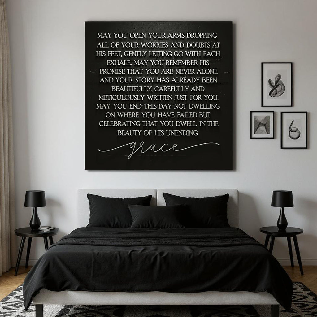 Faith Wall Sign - Personalized Canvas Wall Art | Ready to Hang Religious Decor