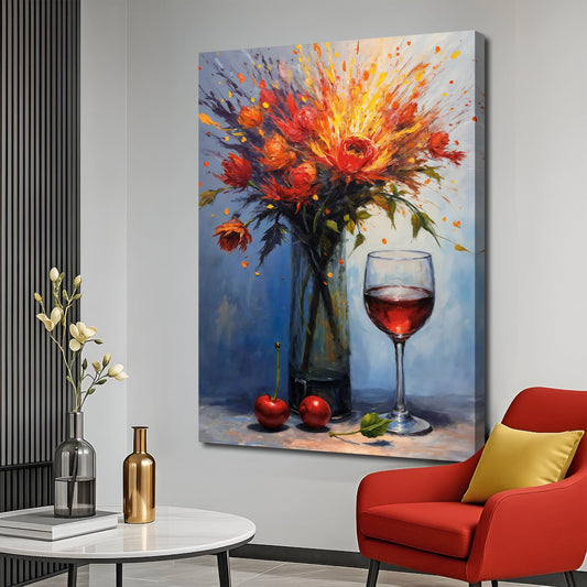 Abstract Wall Art - Dynamic Still Life Canvas | Modern Wall Decor Ready to Hang