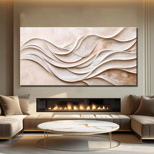 Modern Wall Art - Abstract Canvas Art | Minimalist Wall Decor Ready to Hang