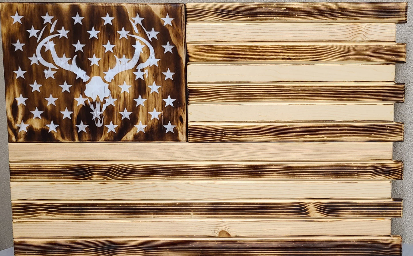 Deluxe 3 Compartment Gun Concealment Case (Traditional American Flag Designs)