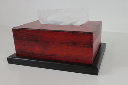 Wooden Gun Concealment Tissue Box
