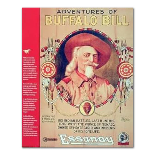 Buffalo Bill Western Rodeo Cowboy Vintage Poster Ad Wall Picture 16x20 Art Print
