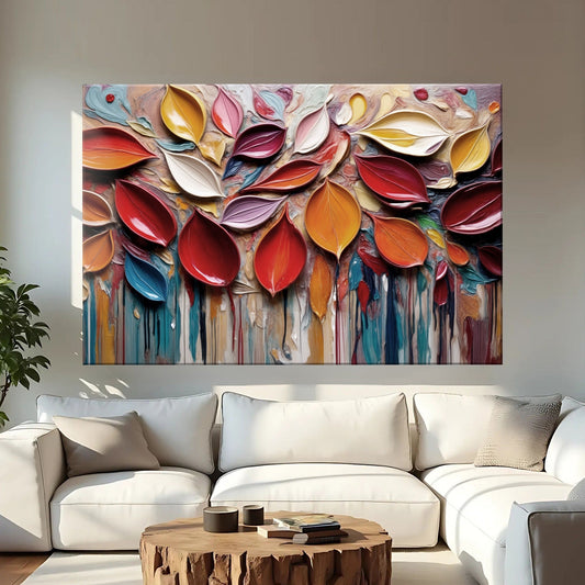 Autumn Rain Wall Art - Personalized Canvas Prints | Ready to Hang Seasonal Decor