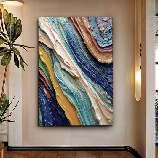Ocean Waves Wall Art - Personalized Canvas Art | Coastal Home Decor