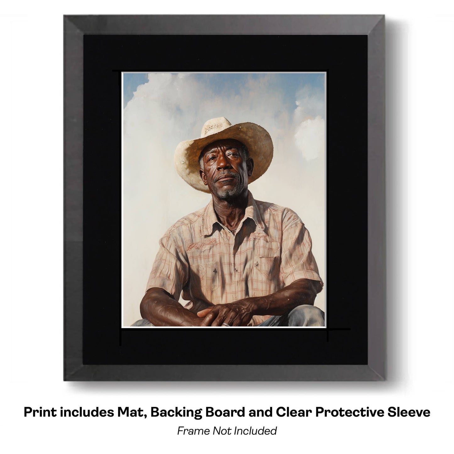 Handsome Cowboy Trio - Cowboy Western Art Prints 8"x10" Artwork