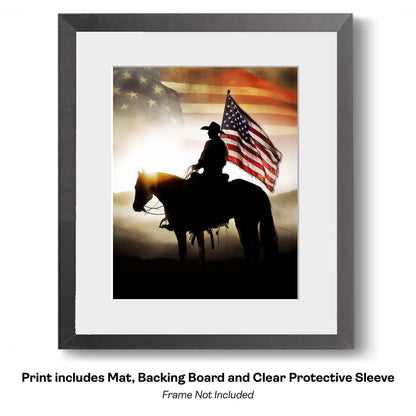 The Boys on a Sunday Ride - Americana Country Life Art Prints - 8"x10" Artwork for 11"x14" Frame