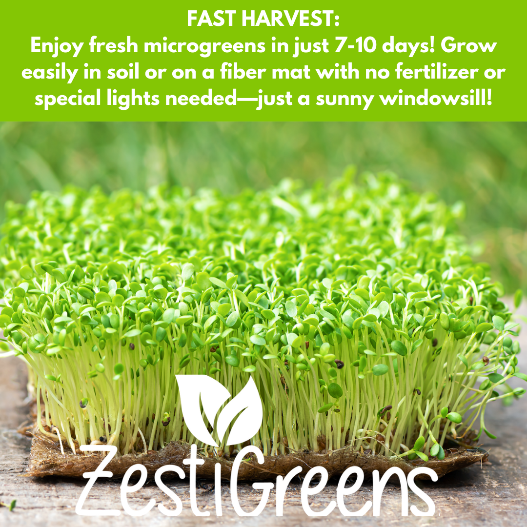 Organic Variety Pack Microgreens Seeds