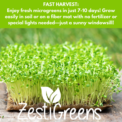 Organic Variety Pack Microgreens Seeds