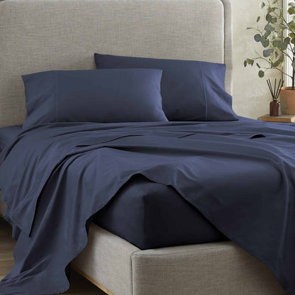 500 Thread Count Pillowcase Set - Organic Cotton Sateen Weave Pair