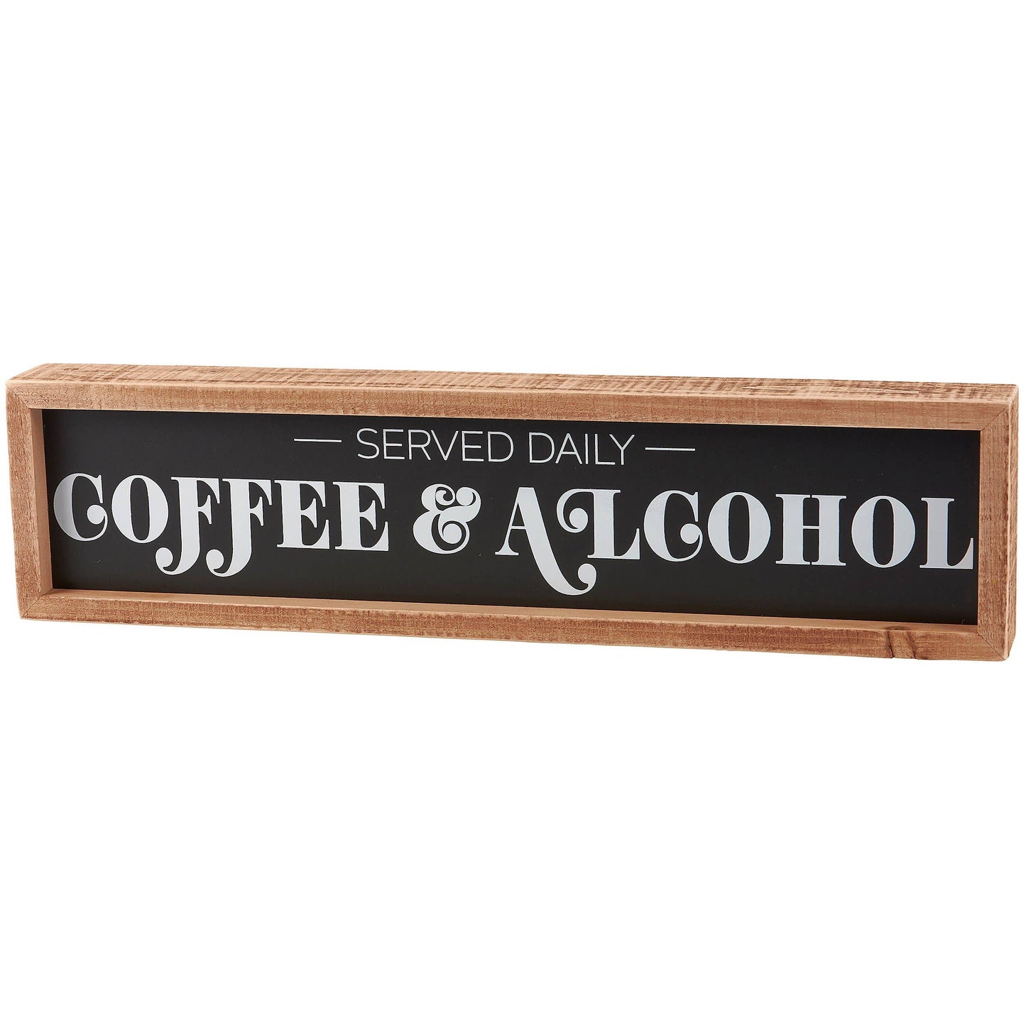 Served Daily Coffee Box Sign