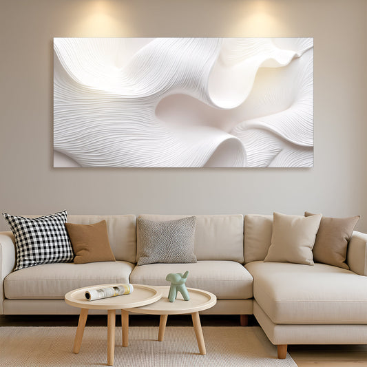 Minimalist Wall Art | Waves Canvas Art - USA Made Ready to Hang Canvas