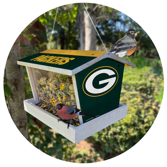 Green Bay Packers Bird Feeder - Assembled