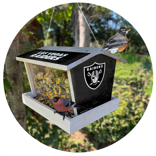 Las Vegas Raiders Bird Feeder - Assembled