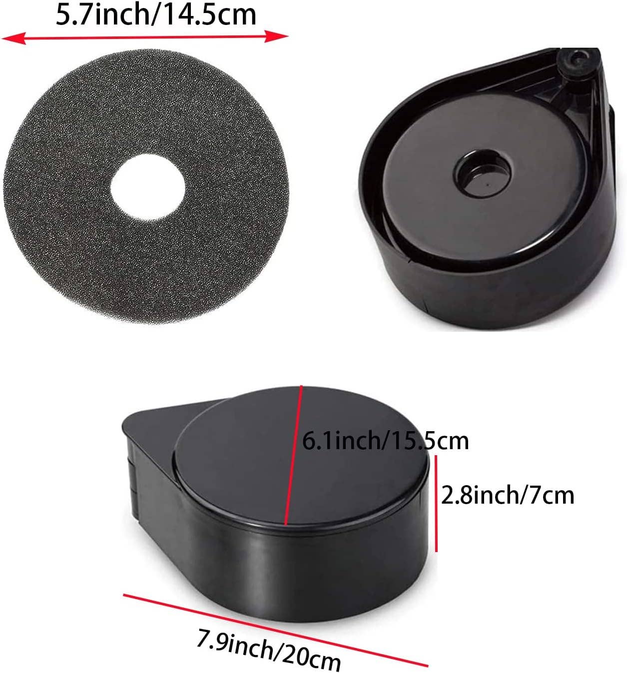 Tier Bar Glass Rimmer Bamboo Wood Sugar Salt Box with Sponge