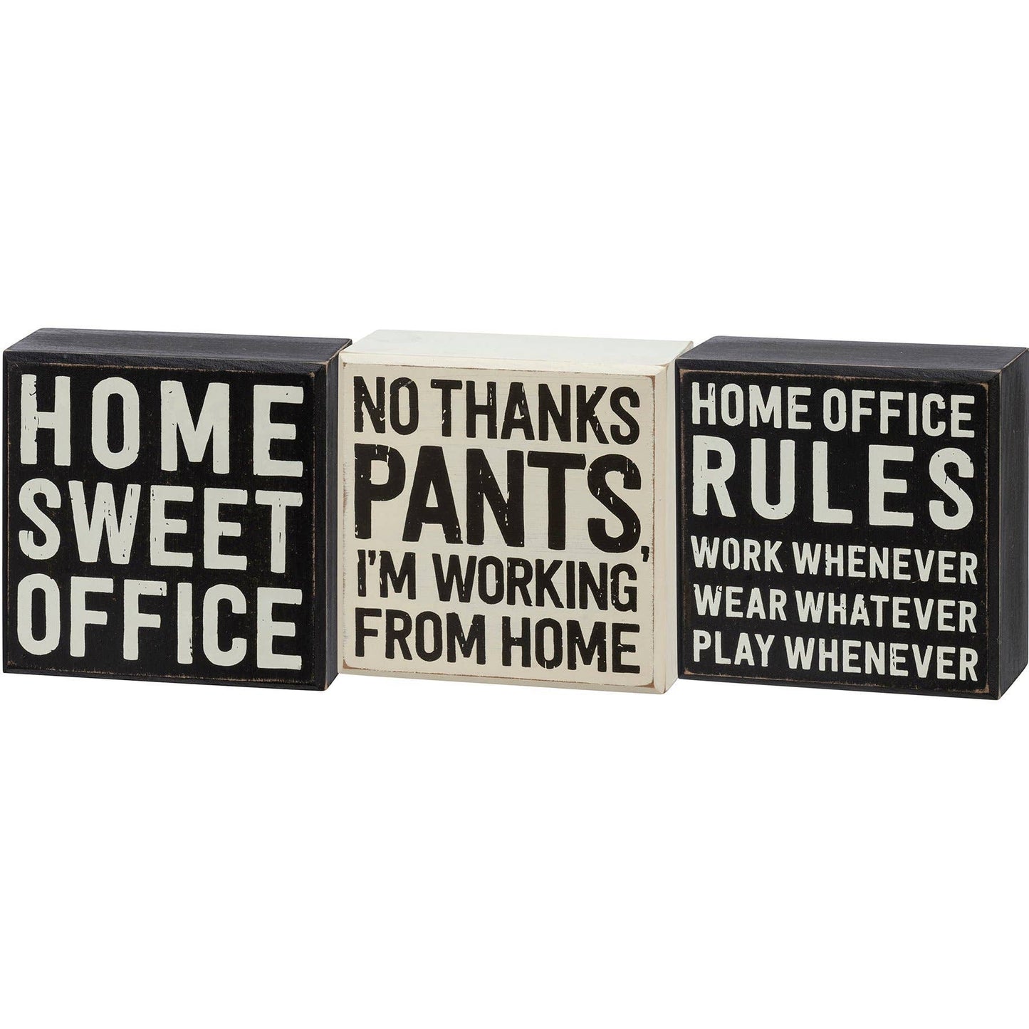 Home Office Box Sign Set
