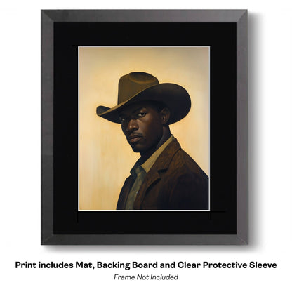 Handsome Cowboy Trio - Cowboy Western Art Prints 8"x10" Artwork