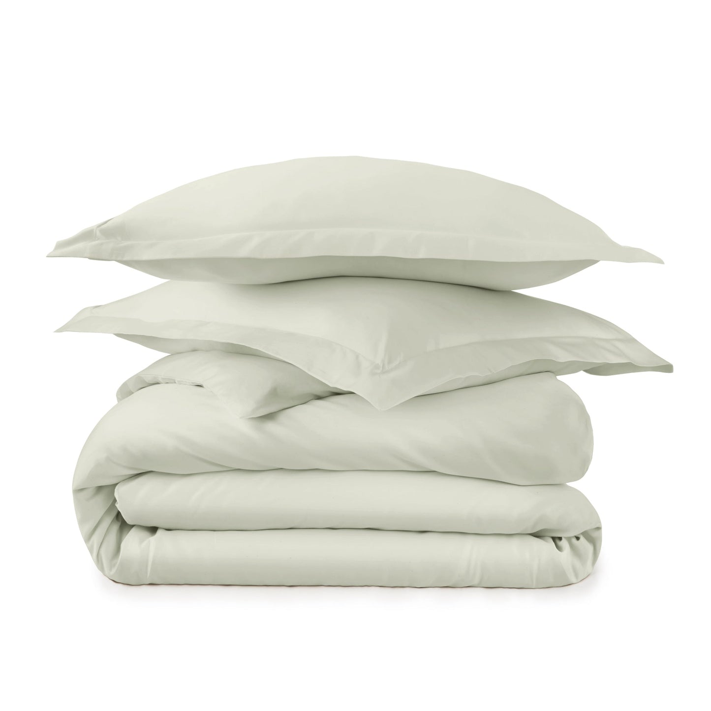 Organic Cotton Duvet Cover - 300 Thread Count Soft Breathable Bedding Set with Button Closure