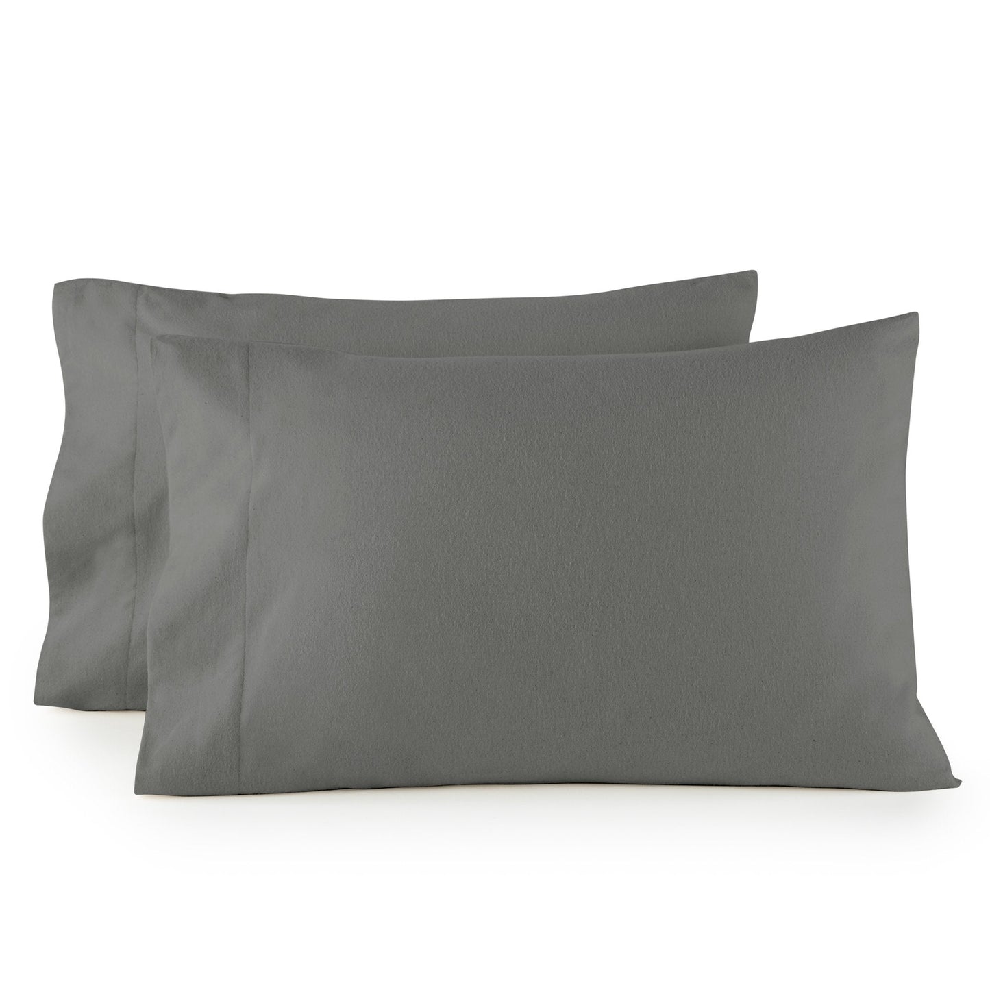 Flannel Pillowcase Set – Organic Cotton, Heavyweight Double-Brushed Flannel Cases