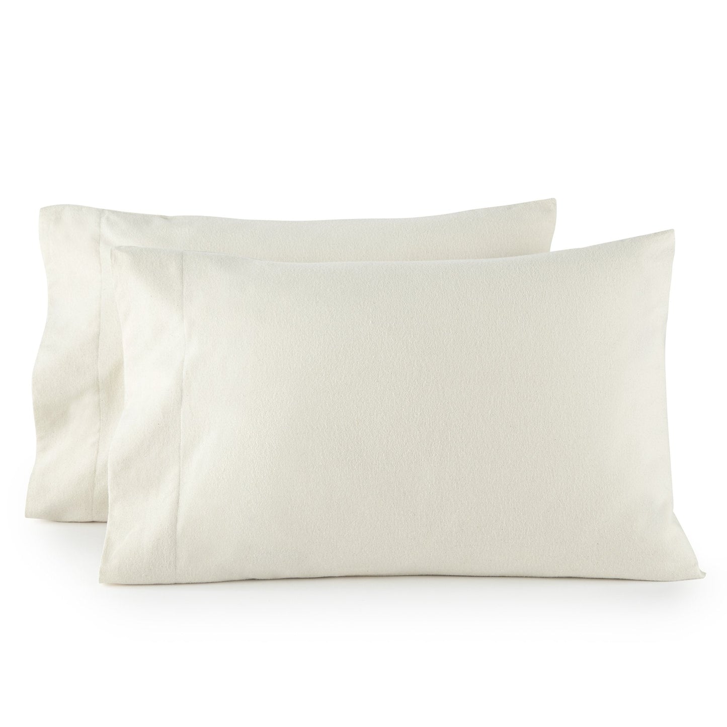 Flannel Pillowcase Set – Organic Cotton, Heavyweight Double-Brushed Flannel Cases