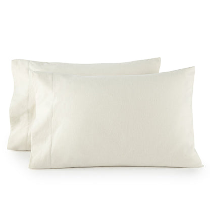 Flannel Pillowcase Set – Organic Cotton, Heavyweight Double-Brushed Flannel Cases