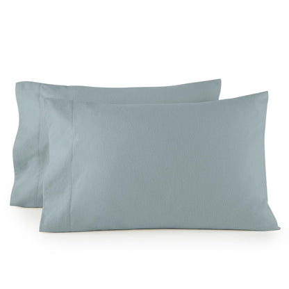 Flannel Pillowcase Set – Organic Cotton, Heavyweight Double-Brushed Flannel Cases