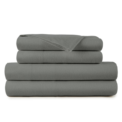 Organic Flannel Sheets - Heavyweight Double Brushed Flannel Bedding Set With Deep Pocket Fit