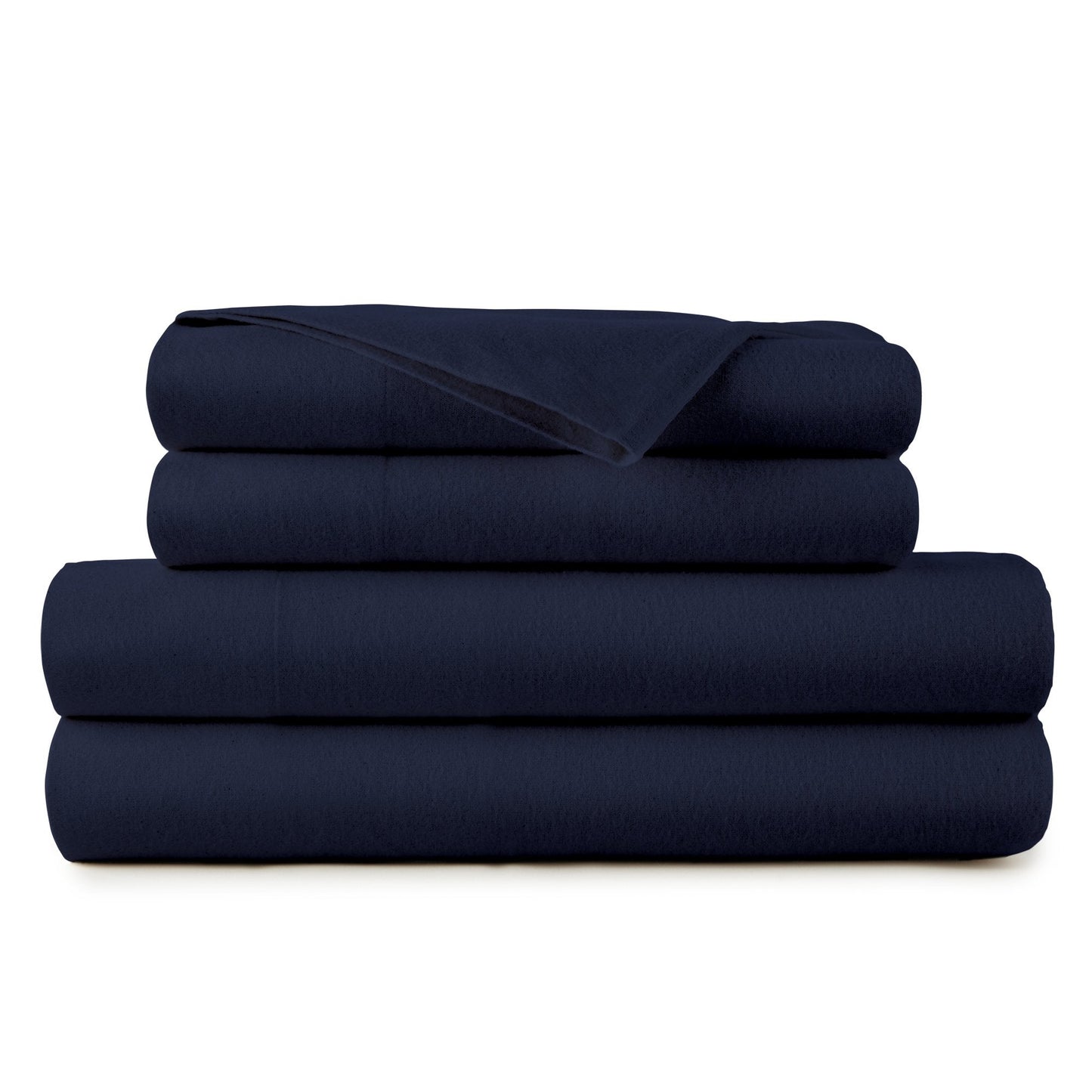 Organic Flannel Sheets - Heavyweight Double Brushed Flannel Bedding Set With Deep Pocket Fit