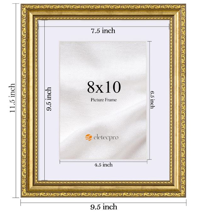 SET - Daily Bread Man + Woman - Gold Framed 8x10