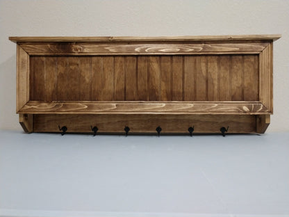Large Coat Rack with Hidden Storage - Freedom Series