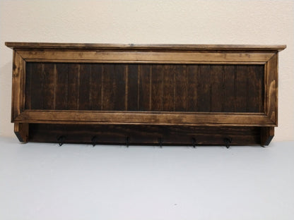 Large Coat Rack with Hidden Storage - Freedom Series