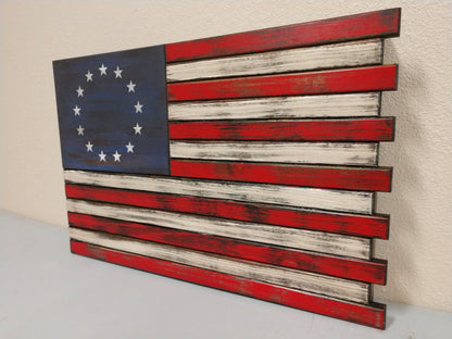 Single Compartment Small American Flag Gun Concealment Case