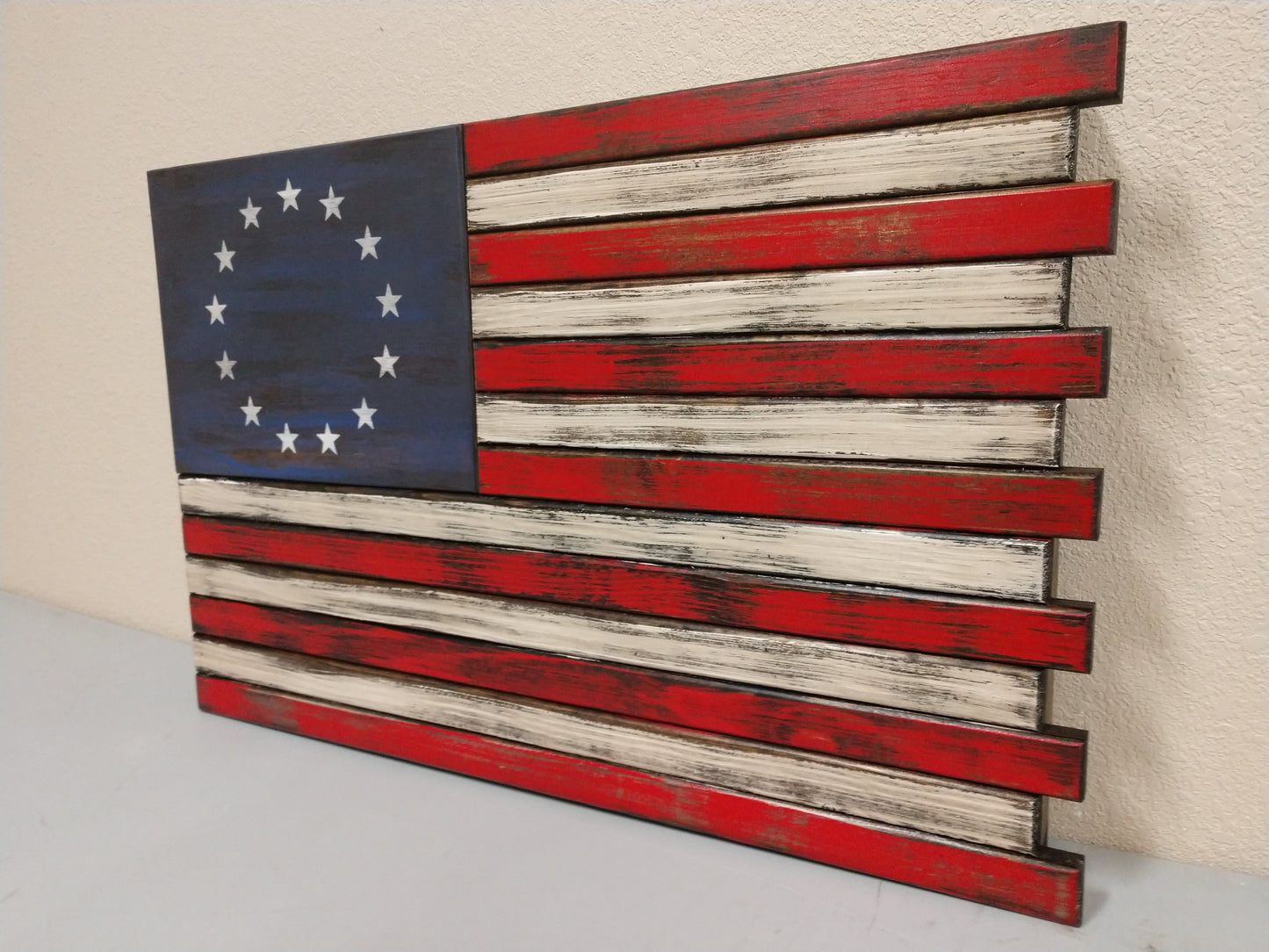 Deluxe 3 Compartment Gun Concealment Case (Traditional American Flag Designs)