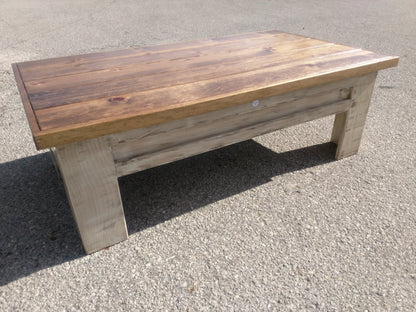 Modern Wooden Sliding Top Coffee Table