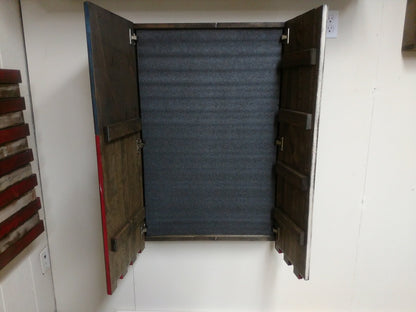 Large Vertical Hanging American Flag Gun Concealment Case