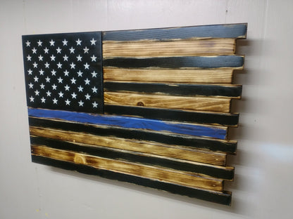 Deluxe 3 Compartment Gun Concealment Case (Traditional American Flag Designs)