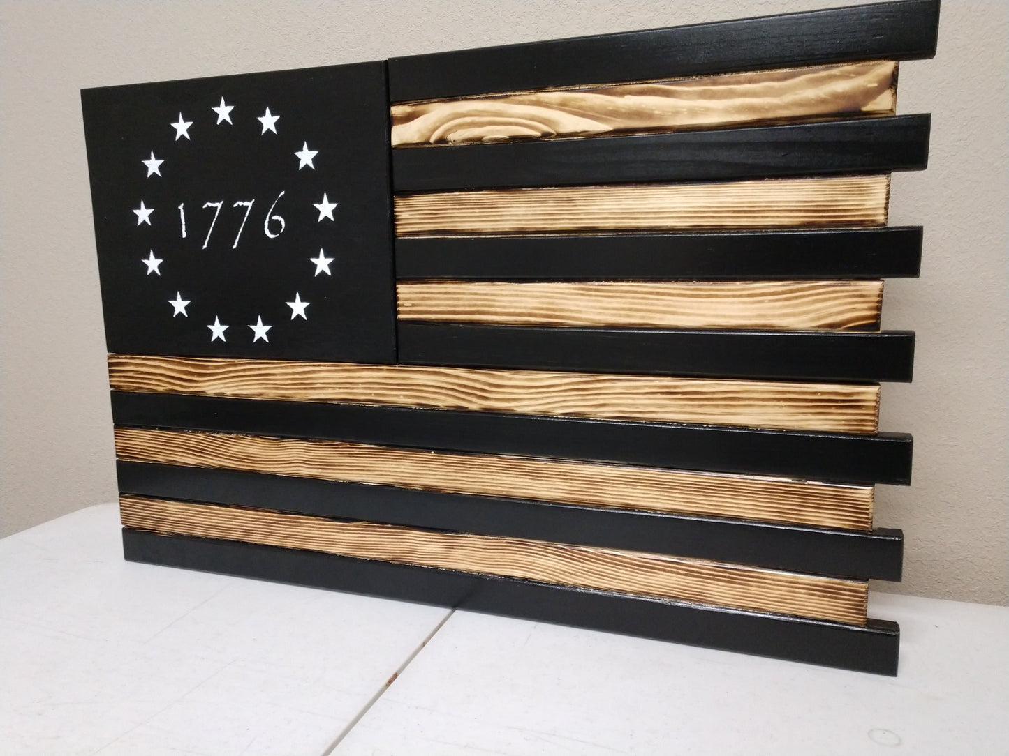 Deluxe 3 Compartment Gun Concealment Case (Traditional American Flag Designs)